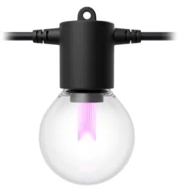 Philips Hue Festavia – Extensie pentru ghirlandă exterioară LED RGBW dimabilă, 10×LED, 7 m, IP65