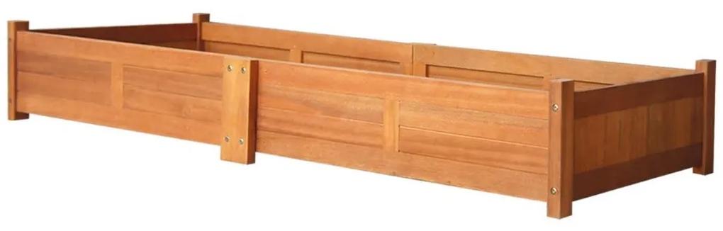 vidaXL Strat inălțat de grădină, 200x50x25 cm, lemn de acacia