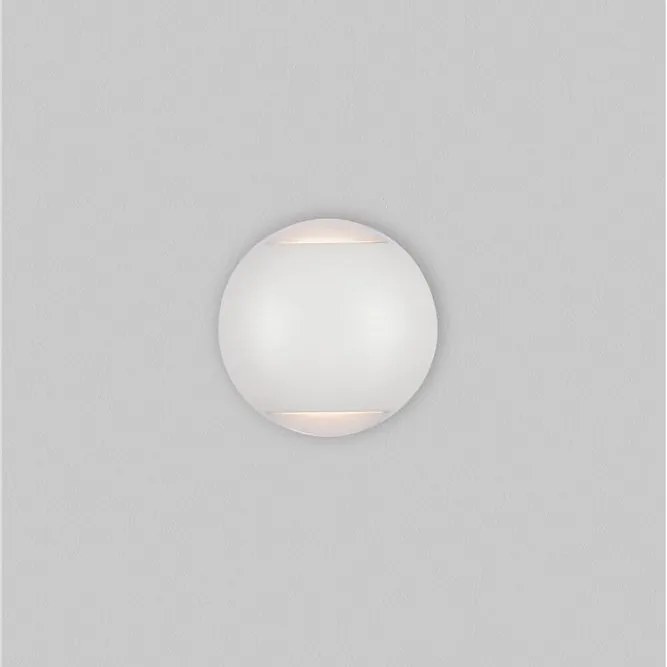 Aplica exterior cu iluminat sus si jos LED IP65 PASSO alb