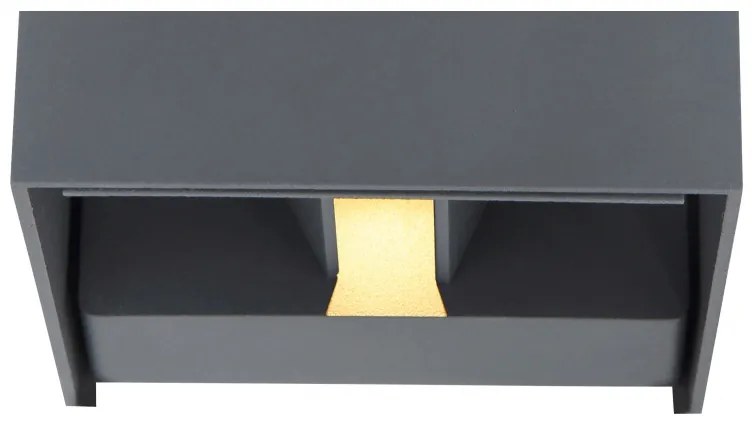 Aplica LED exterior ambientala moderna lumina sus / jos IP44 VERONIKA