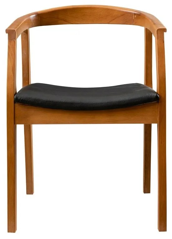 Scaun de sufragerie Albero Black and Walnut