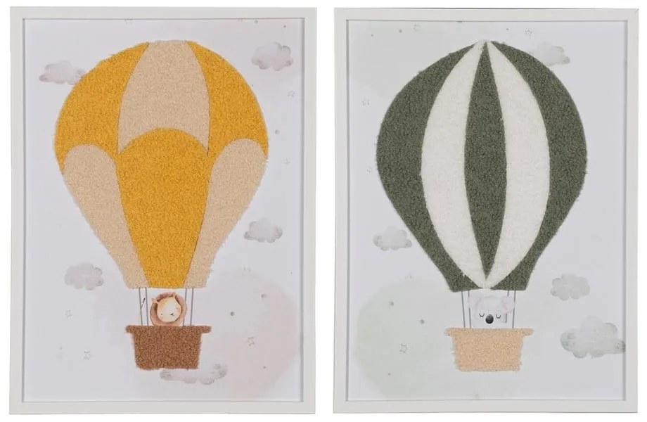 Tablouri pentru copii 2 buc. 30x40 cm Balloon – Ixia