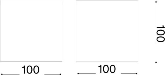 Ideal Lux - Aplica de perete pentru exterior ATOM LED/12W/230V CRI 90 IP54 maro