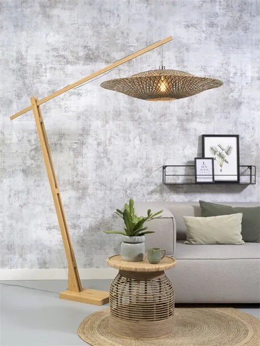 Lampadar din bambus Bali L natur, 87cm