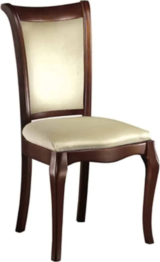Scaun lemn masiv nuc Alexandros /50 8 cm, 52 × 40 × 97 cm