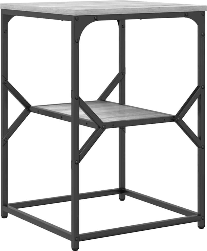 vidaXL Masă laterală Gri Sonoma 41 x 40 x 60 cm