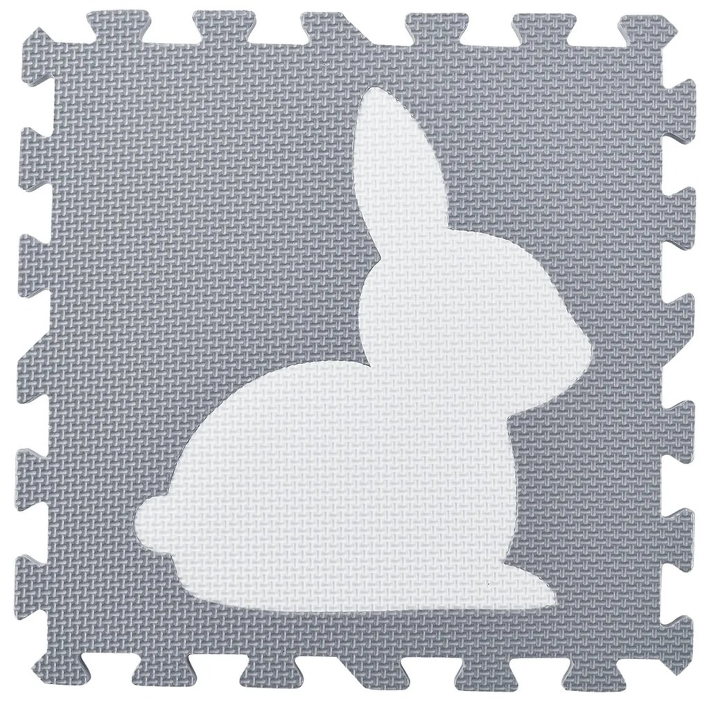 Covor de joacă sub formă de puzzle din 36 piese Timon Pets and Corner