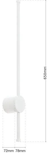 Aplică LED pentru oglindă de baie Orion WA 2-1473 FERDINAND LED/12W/230V IP54 alb