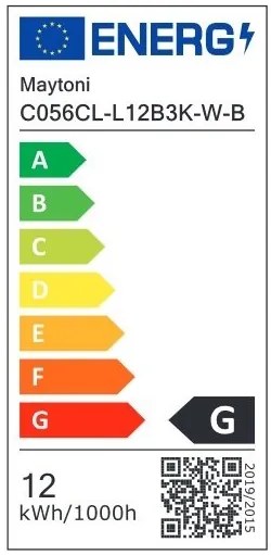 Plafoniera LED design tehnic Focus negru, 3000K