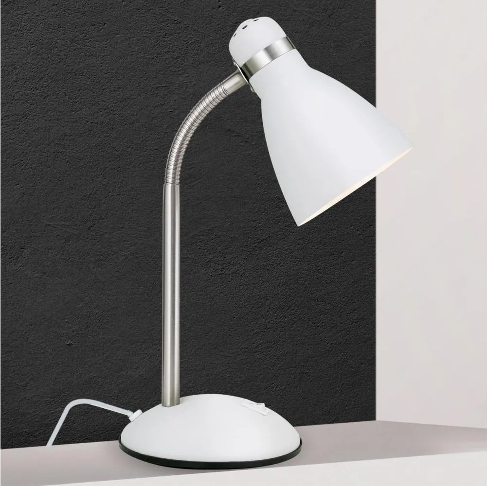 Orion - Lampă de birou SCHOOL 1xE27/40W/230V albă/crom mat
