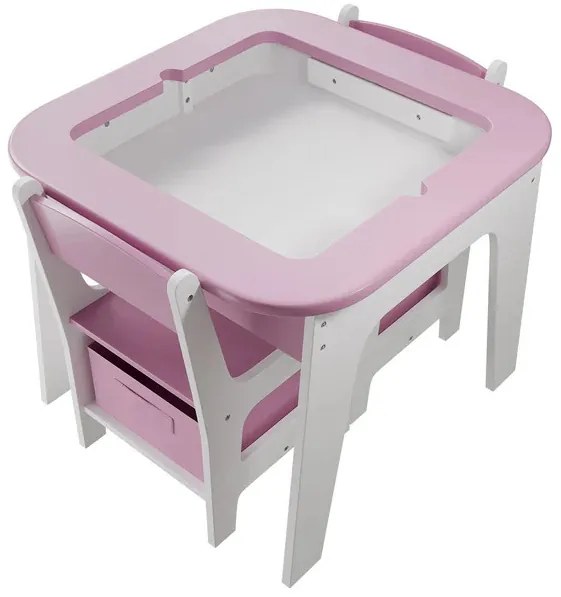 Juskys Set de lemn pentru copii Milou - roz