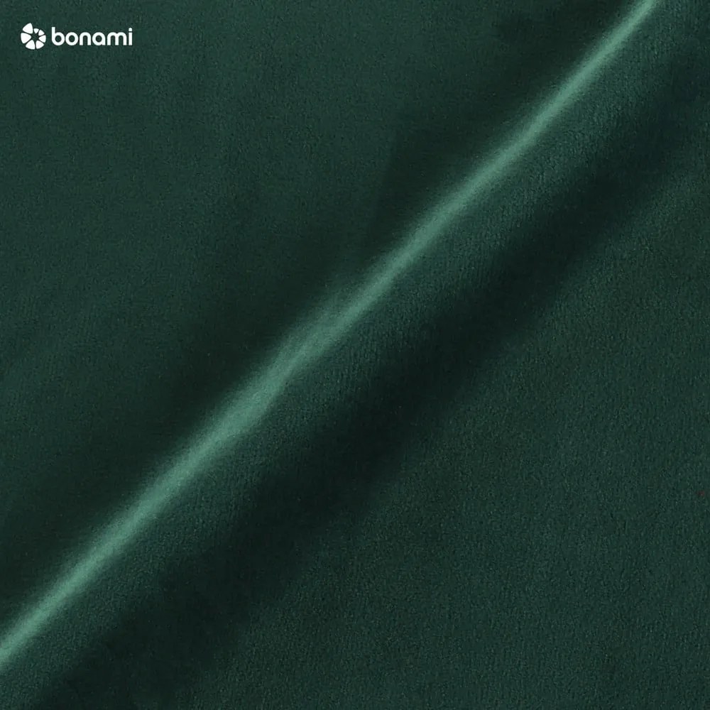 Canapea extensibilă din catifea Kooko Home Basso, verde