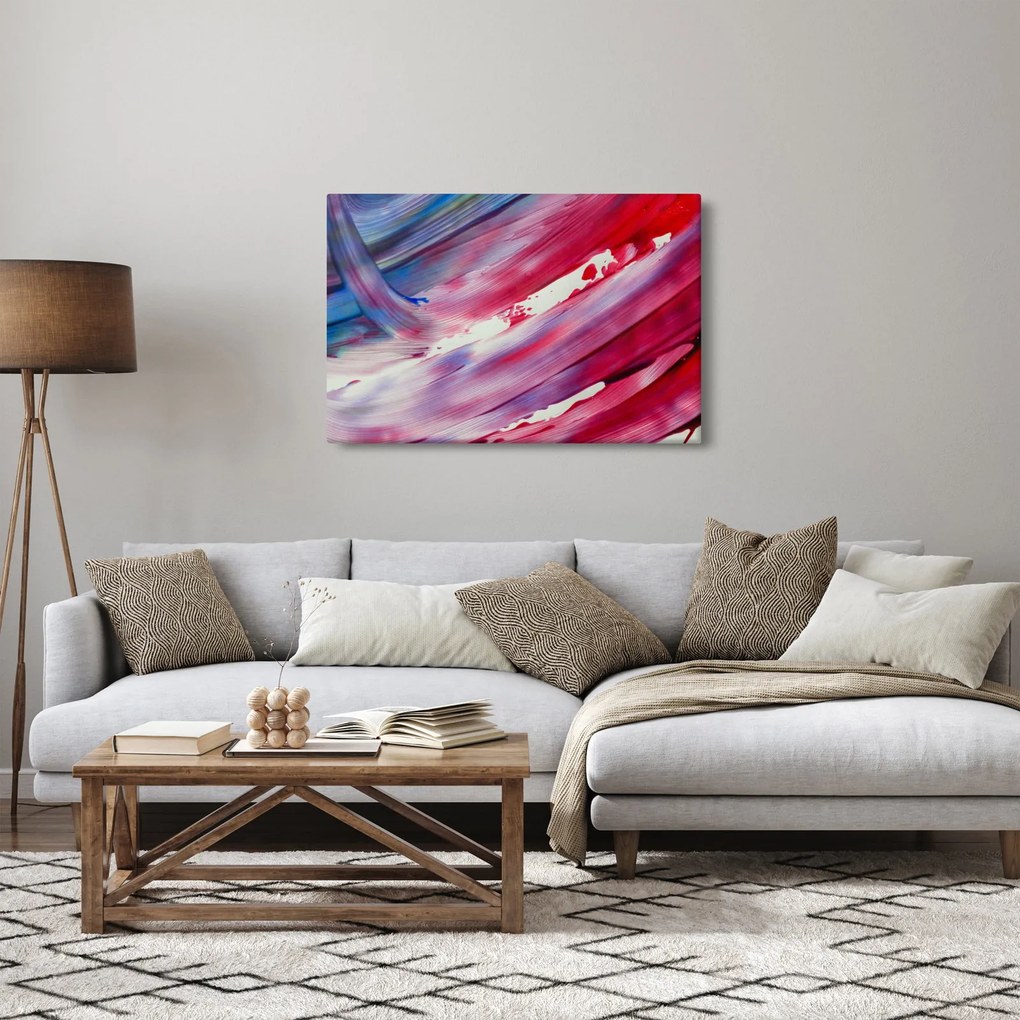 Tablou - culorile rozalbaste (90x60 cm)