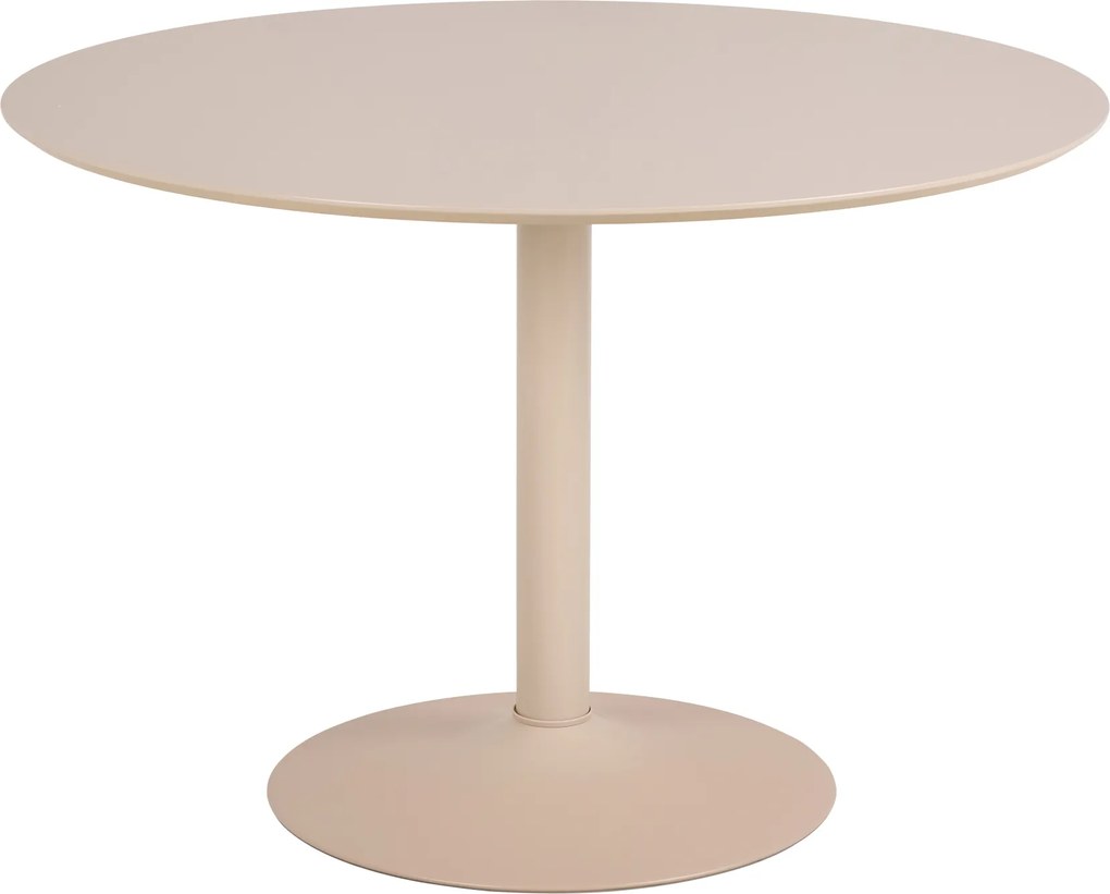 MAZZONI EXPORT KORFU Bej (Cașmir) - MASĂ ROTUNDĂ 110 cm PENTRU BUCĂTĂRIE DINING LIVING FURNIR