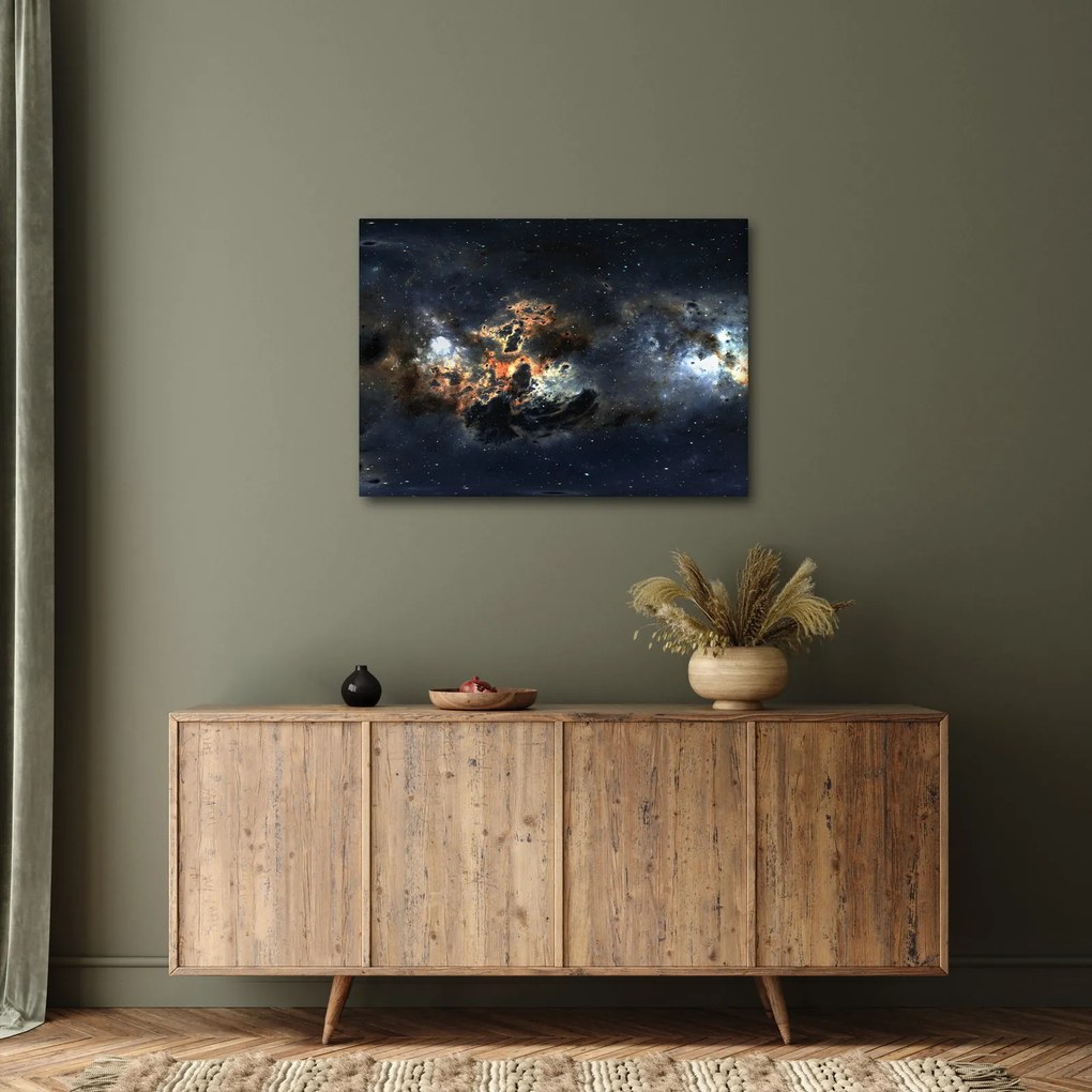 Tablou - Universul cu Nebula (70x50 cm)