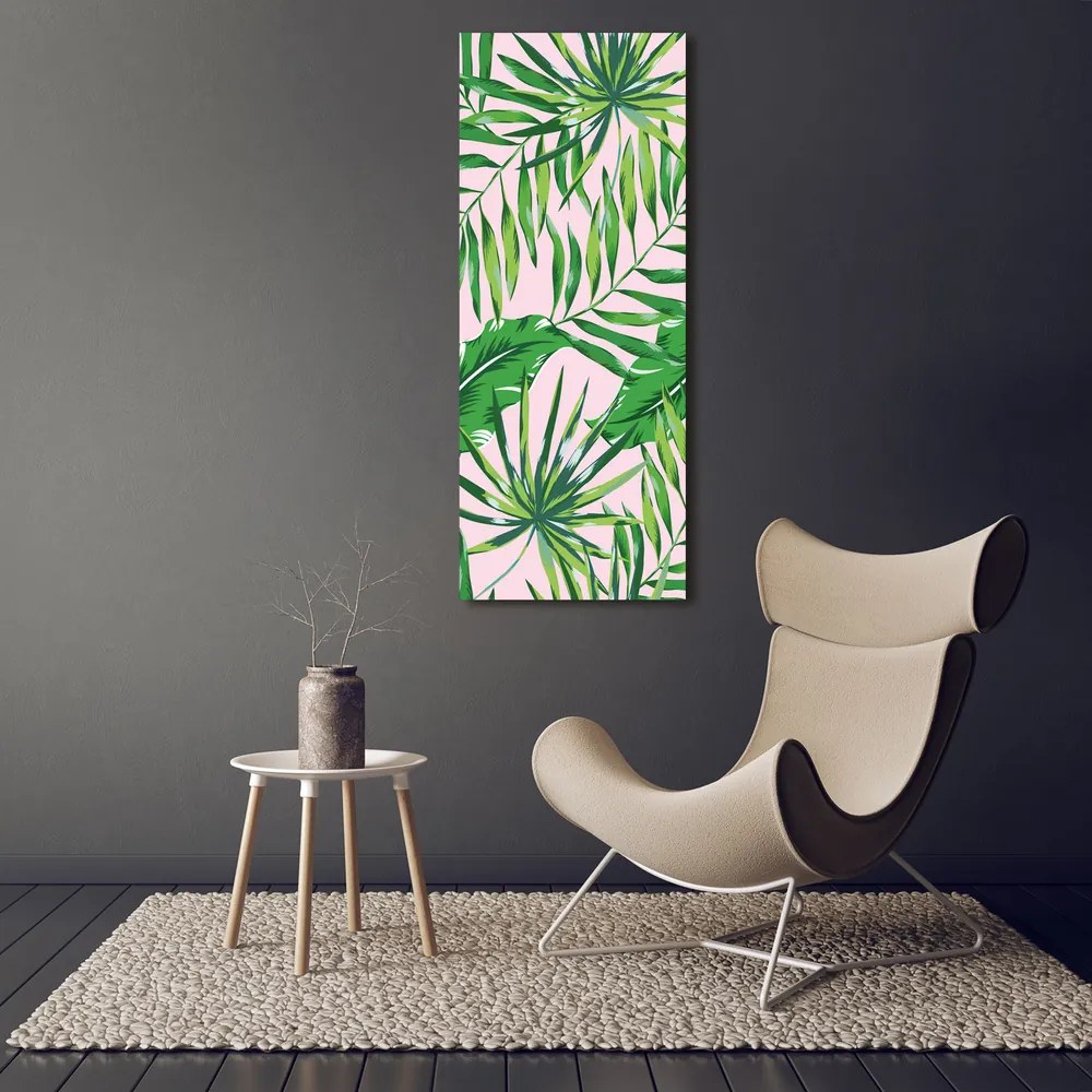 Imprimare tablou canvas Frunze tropicale