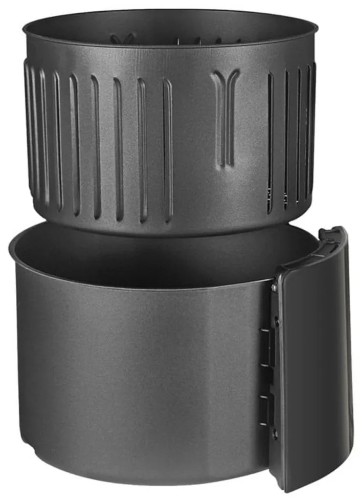 Friteuza rapida cu aer cald Kumtel Fast Fryer, Pentru gatit fara ulei, Putere 1500 W, Capacitate 5.5L,8 programe, Functie decongelare, Negru