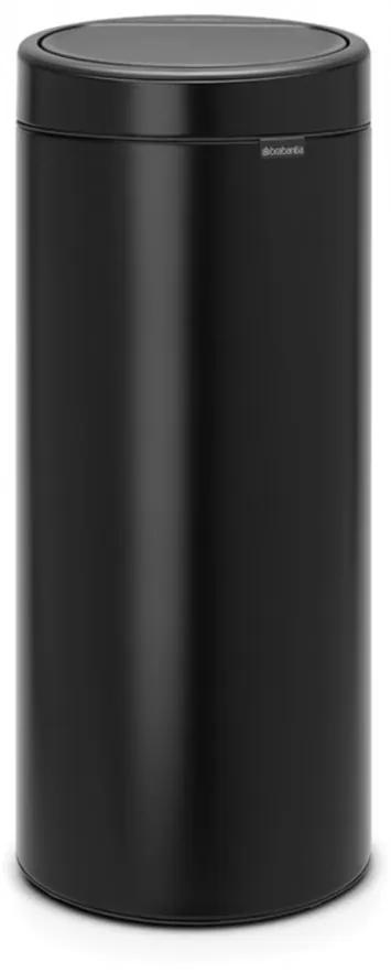 Coș de gunoi Brabantia Touch Bin New 30L, negru mat 650008
