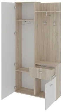 Mobilier hol Cless (Alb alpin) (cu oglindă). 1104705