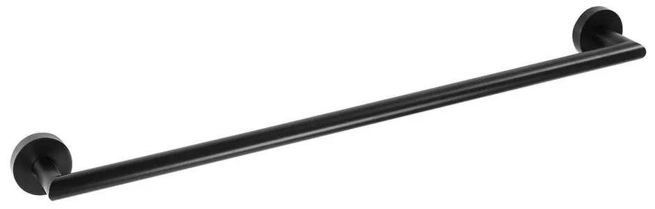 Suport prosoape din alamă Sapho X-Round, negru