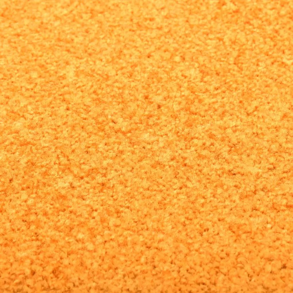 Covoras de usa lavabil portocaliu 90x120 cm 1, Portocaliu, 90 x 120 cm