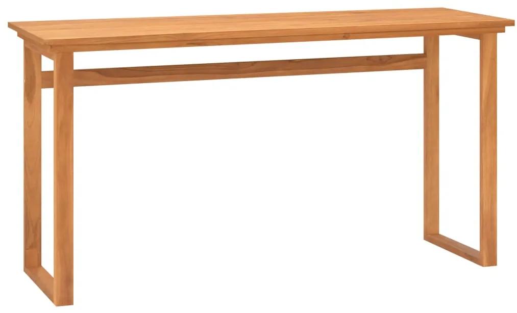 325282 vidaXL Birou, 140x45x75 cm, lemn masiv de tec