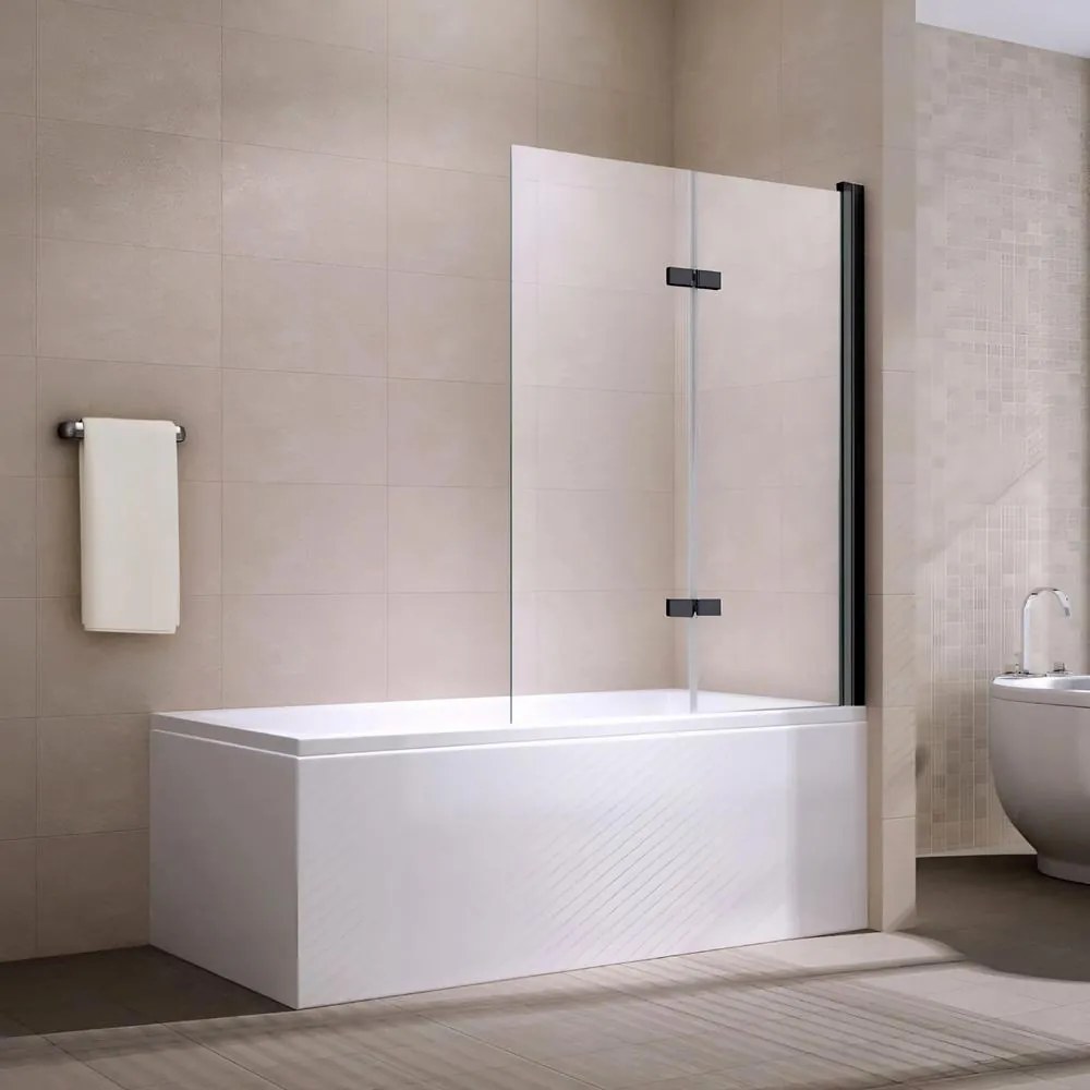 Alvor Negru 6mm, 120x140 Paravană pentru căzi