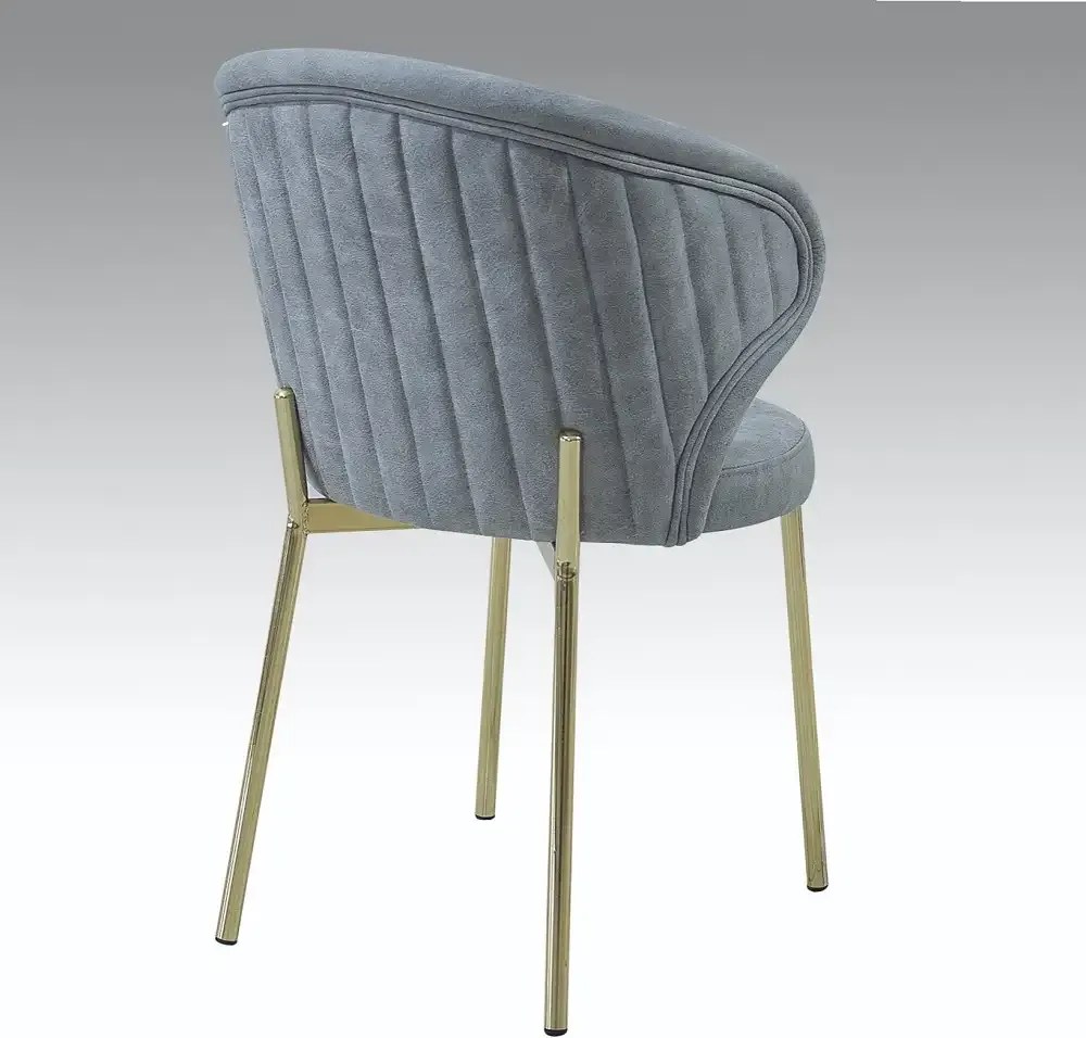 Scaun rolf  din metal coloare auriu