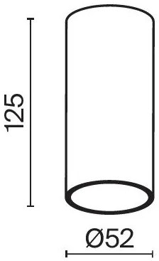 Plafoniera LED dimabila design tehnic Focus negru, 3000K