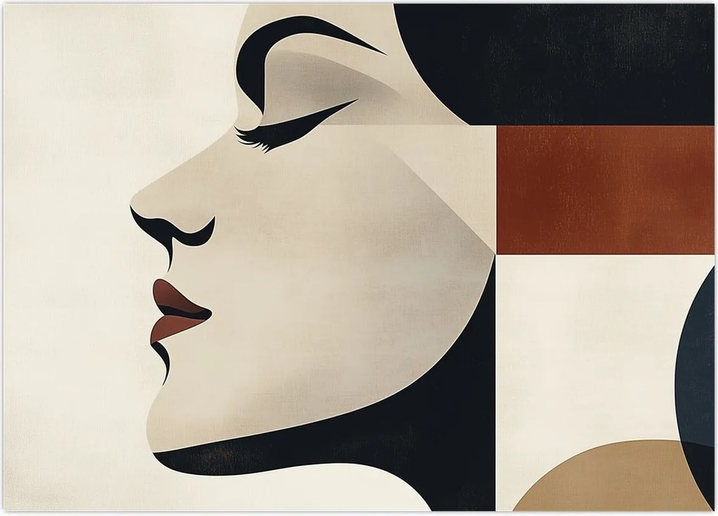 Tablou - Femeie din profil (70x50 cm)