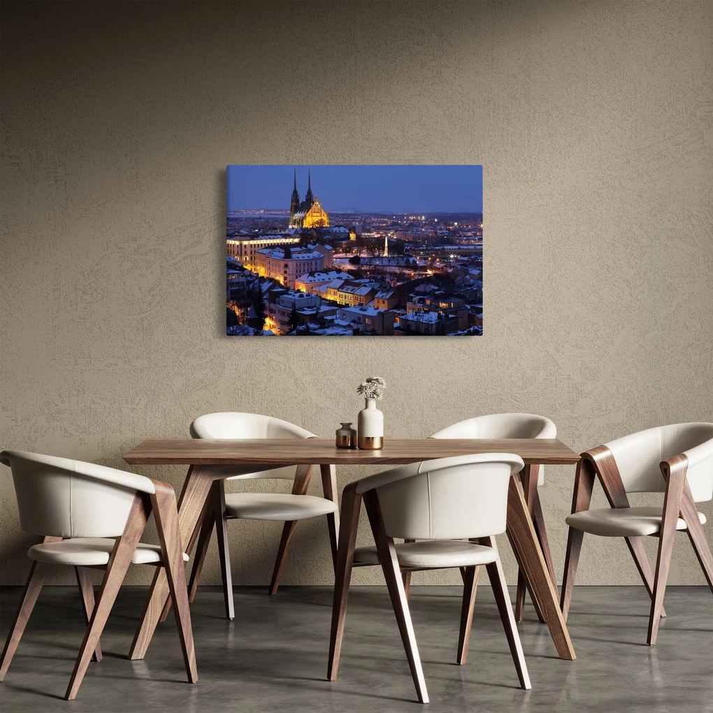 Tablou - Catedrala Sf. Peter și Paul, Brno, Republica Cehă (90x60 cm)