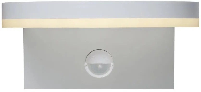 Aplica exterior LED, Senzor de miscare, Protectie IP54, Batida, alb