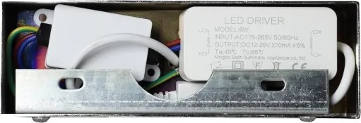 Aplica LED pentru oglindă de baie KLIMT, 8W, 230V, 3000/4000/6000K, 40 cm, IP44, crom lucios