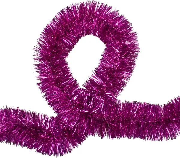 Beteala pentru Craciun, Lungime 12m, Culoare Roz, Diametru 5cm