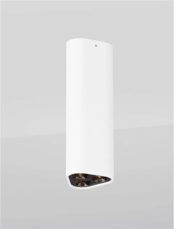 Plafoniera LED tip spot ETHO alb/negru15cm