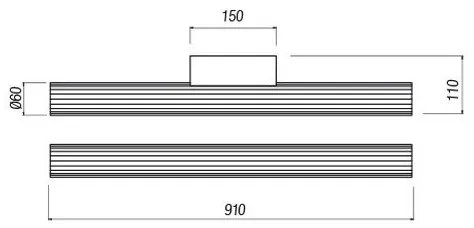 Redo 01-2592 - Lampă LED pentru oglindă de baie RIGAL, 18W, 230V, IP44, crom/alb