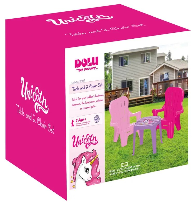 Set de grădină Dolu Unicorn, pentru copii, 3 buc.