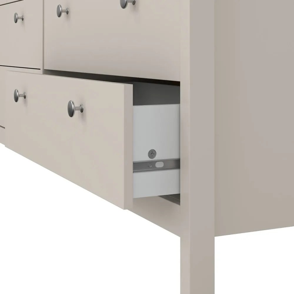 Comodă grej 159x80x38 cm Madrid – Tvilum