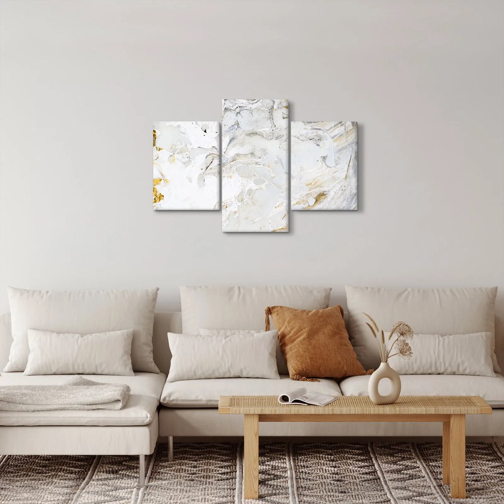 Tablou - Hârtie de ulei cu design de marmură (90x60 cm)