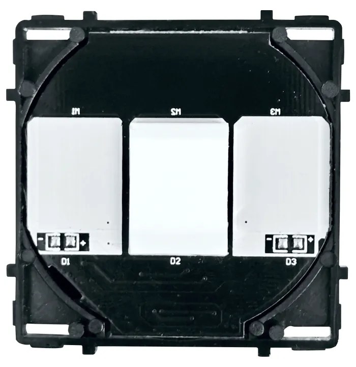 Modul Intrerupator Simplu cu Variator, Cap Scara cu Touch LUXION
