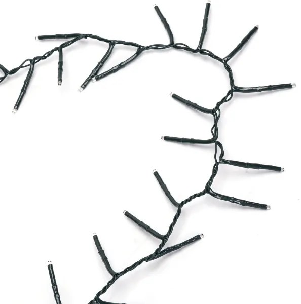 Aigostar - Instalație luminoasă LED de exterior pentru Crăciun, 600 LED, 8 funcții, 18 m, IP44, alb cald