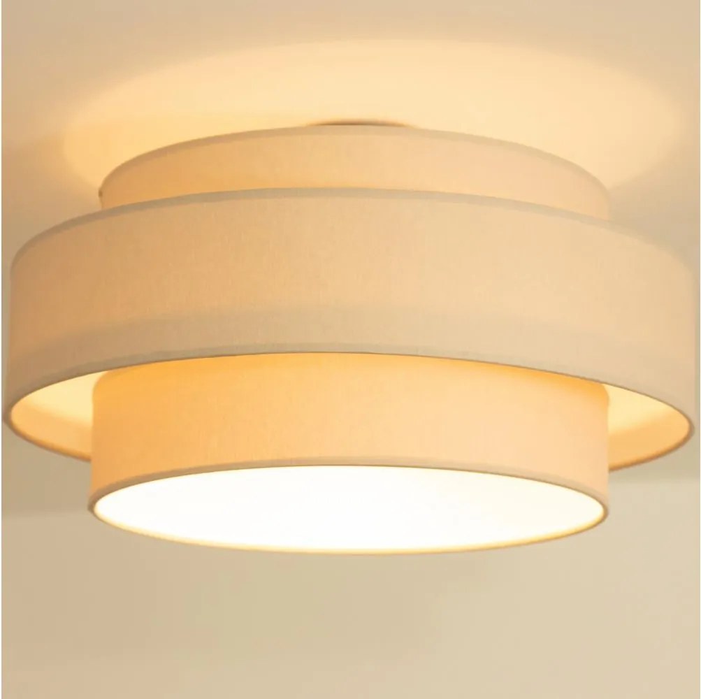 Brilagi - Plafonieră RESNA, 1xE27/60W/230V, Ø 40 cm, bej