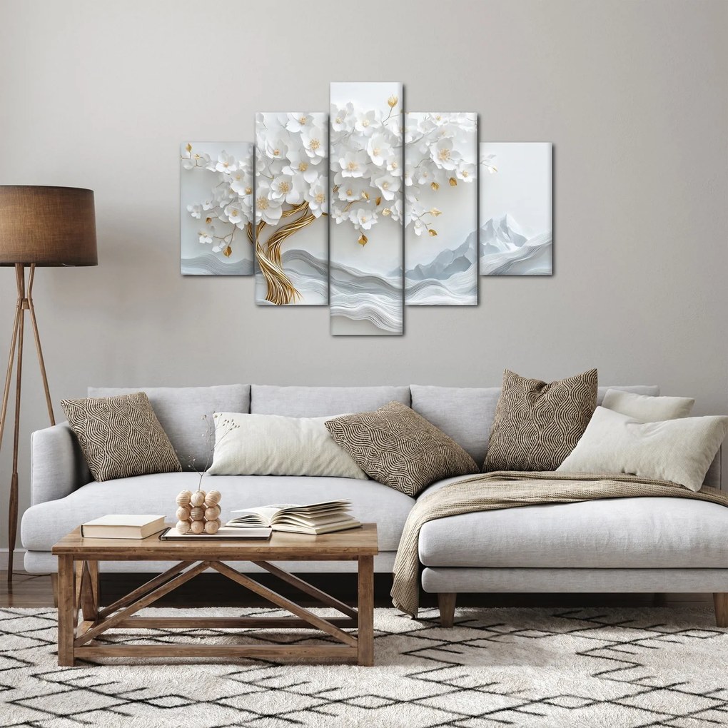 Tablou – Arborele vieții 3D elegant (150x105 cm)
