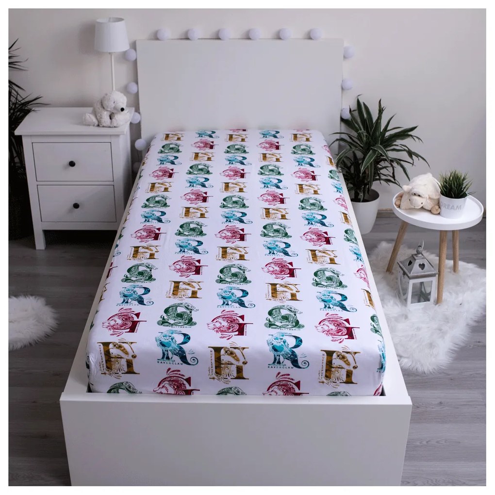 Jerry Fabrics Cearșaf Harry Potter HP078, 90 x 200cm