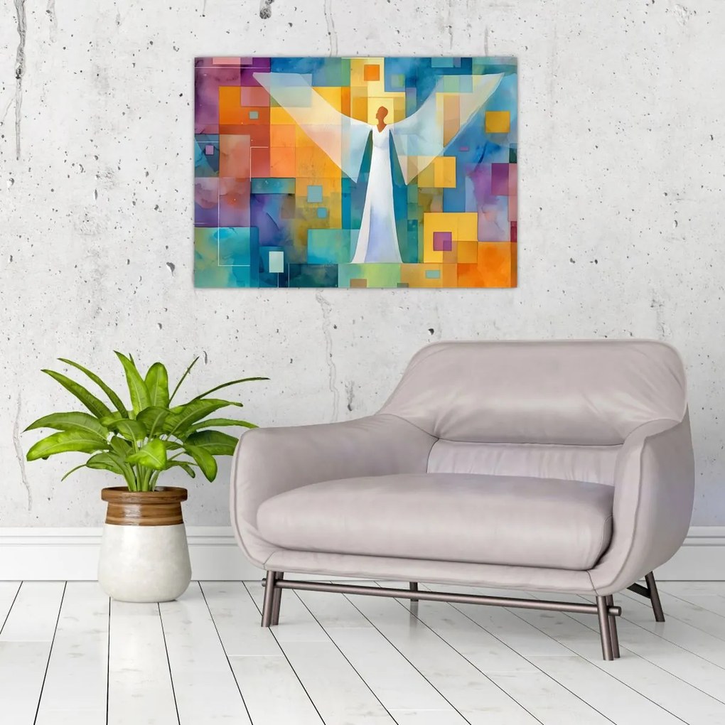 Tablou - Înger geometric (70x50 cm)