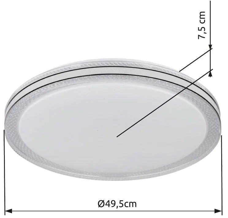 Plafoniera LED design circular VELENO