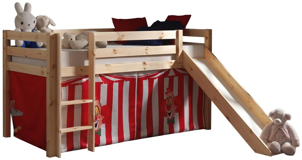 PINO Mid sleeper cu glisieră și perdea Chucky.
