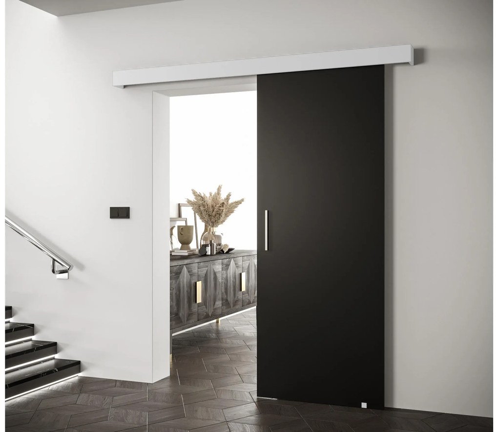 Uși culisante 70 cm Slavdro 1 (negru mat + alb mat). 1108719
