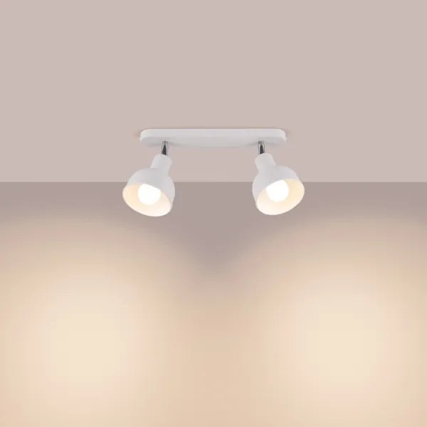 Spot Sollux SL.1314 ELBA 2xE27/15W/230V alb