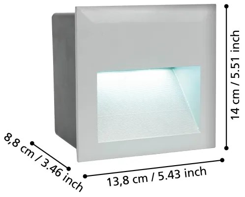 Corp de iluminat LED de orientare de exterior Eglo 95235 ZIMBA 1xLED/3,7W/230V IP65
